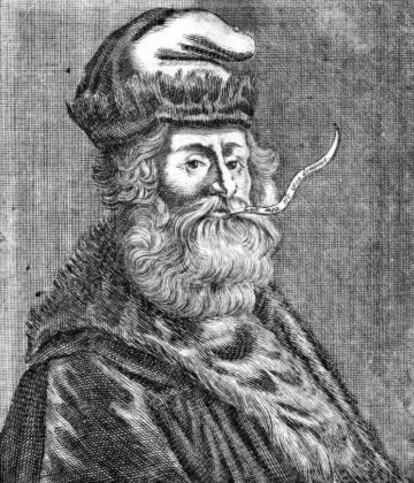 Un gravat de Ramon Llull.