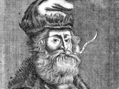 Un gravat de Ramon Llull.