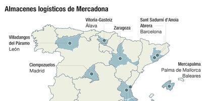 Mercadona mapa España