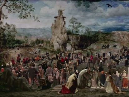 Fotograma de la pel&iacute;cula de Lech Majewsky, &#039;El molino y la cruz&#039;, donde recrea &#039;El camino del calvario&#039; de Brueghel y que se estrena este viernes. 