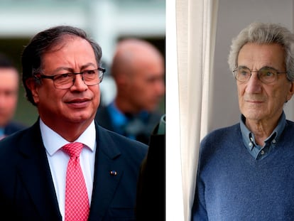 Gustavo Petro y el filósofo Antonio Negri.