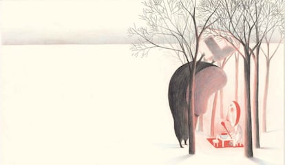 Una de las ilustraciones de Lópiz.