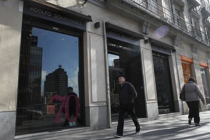 Tienda de Adolfo Domínguez en Madrid.