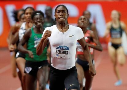 Semenya se impone en la Diamond League de Mónaco, julio de 2018.