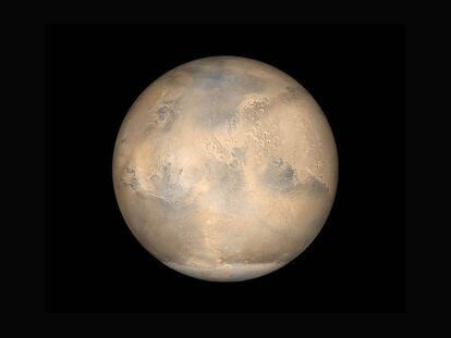Imagen de la NASA del planeta Marte