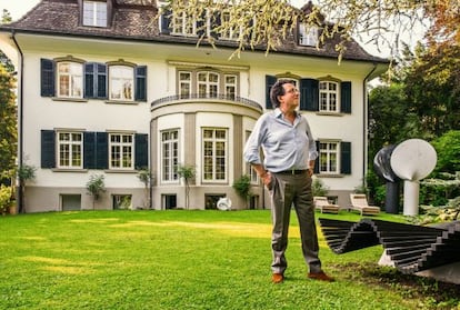 Spanish architect Santiago Calatrava in his Zurich home.