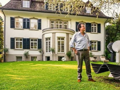 Spanish architect Santiago Calatrava in his Zurich home.