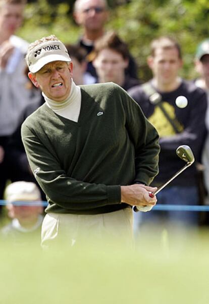 Colin Montgomerie, en el Masters Británico, el pasado sábado.