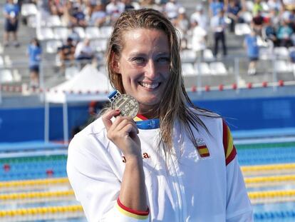 Mireia Belmonte, en los Juegos del Mediterráneo