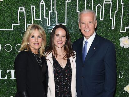 Jill, Ashley y Joe Biden.