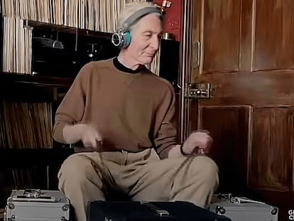 Charlie Watts, en su última actuación con The Rolling Stones, el 18 de abril de 2020, interpretando 'You Can't Always Get What You Want' en el festival virtual 'Together at Home',