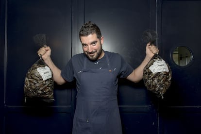 Marcos Cerqueiro, chef de Barra Atlántica, en Chueca.