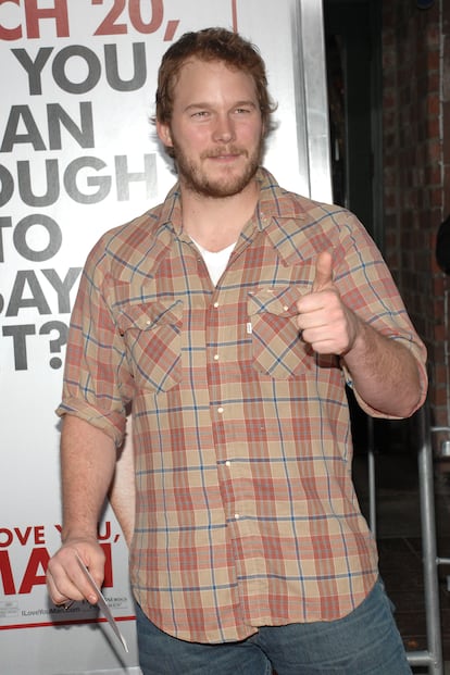 Chris Pratt en el año 2009. Ya era un hombre deseado sin tener un cuerpo de gimnasio, pero cuando lo tuvo, Hollywood decidió que podía hacer también de superhéroe.