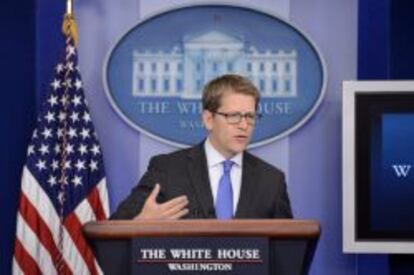 El portavoz de la Casa Blanca, Jay Carney.