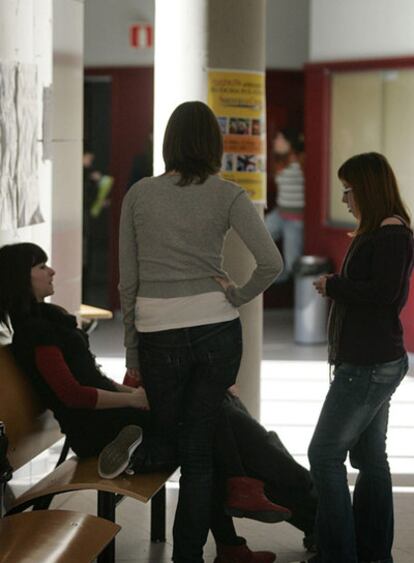 Alumnas de la Universidad Jaume I de Castellón.