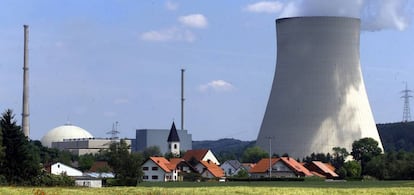 El pueblo de Ohu, junto a la central nuclear de Eschenbach (Bavaria).