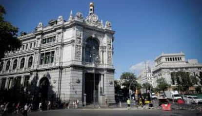 Fachada del Banco de España, en una imagen de archivo.