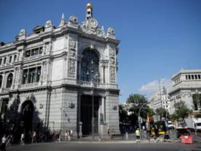 Fachada del Banco de España, en una imagen de archivo.