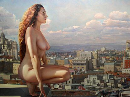 <i>Gárgola,</i> de Modesto Trigo, parte de la exposición Ciudad es vida.