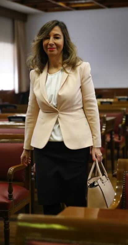 La candidato a Magistrado del Tribunal Constitucional Lourdes L&oacute;pez Cumbre.