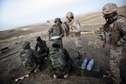 Traductores afganos trabajan para el Ejército español en Afganistán.