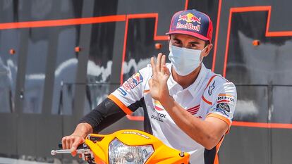 Marc Márquez, durante el fin de semana del GP de Andalucía.