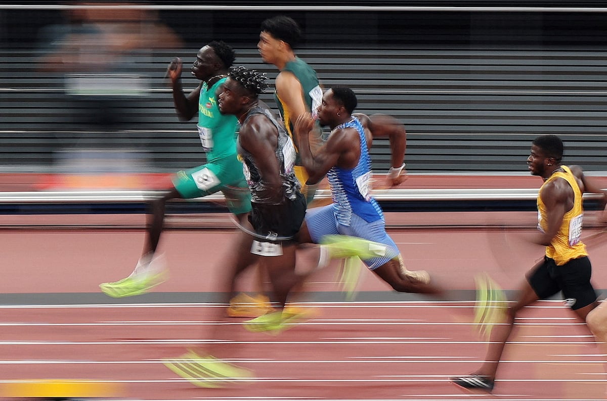 Gout Gout, el prodigioso velocista de 17 años al que comparan con Usain Bolt, pasa a las semifinales de los 200 metros