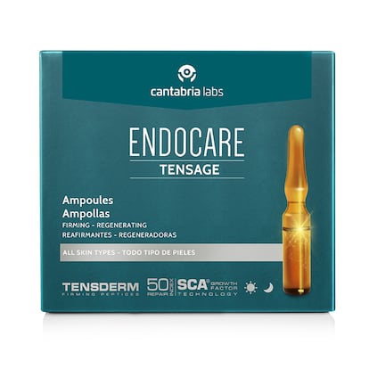 Sonia María se decanta por las ampollas Endocare Tensage. Compra por 46€ en Amazon.