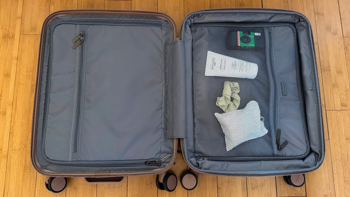 Compartimentos interiores de la Luggage Studio Pocket de Create.