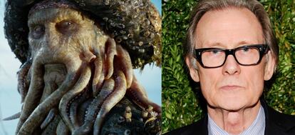 No fue solo el maquillaje lo que ayudó a Bill Nighy a convertirse en Davy Jones, un legendario y malvado pirata de 'Piratas del Caribe', sino también la técnica de captura de movimiento para generar su aspecto, rostro y movimientos. 