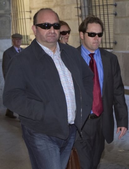 Juan Francisco Trujillo, antiguo chófer del ex director general de Trabajo de la Junta de Andalucía Javier Guerrero, en Sevilla.