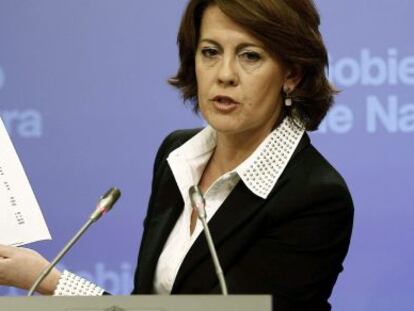 La presidenta del Gobierno de Navarra, Yolanda Barcina.