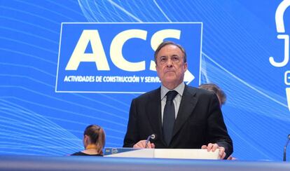 El presidente de ACS, Florentino Pérez.