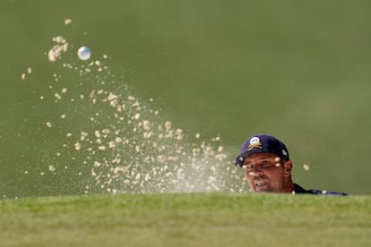 DeChambeau, en el hoyo 7.