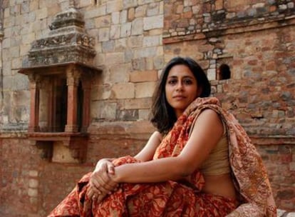 Anuradha Roy, en el Lodhi Garden de Nueva Delhi.