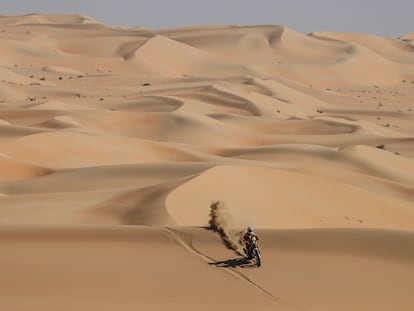 Toby Price durante la décima etapa del Rally Dakar, el pasado miércoles.