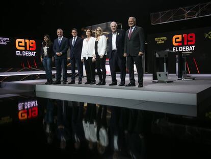 Els candidats a l'alcaldia de Barcelona a TV3.