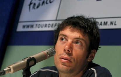 El ciclista cántabro Óscar Freire.