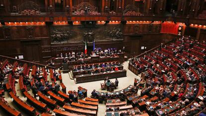 Vista general del Parlamento Italiano, uno de los que más ha aumentado la presencia de mujeres.