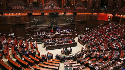 Vista general del Parlamento Italiano, uno de los que más ha aumentado la presencia de mujeres.