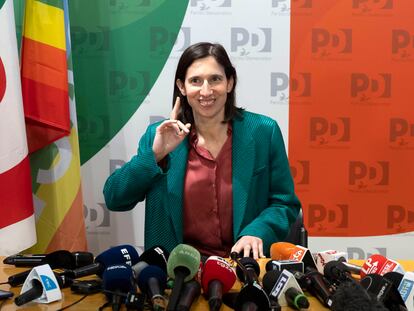 La nueva líder del Partido Democrático italiano, Elly Schlein.