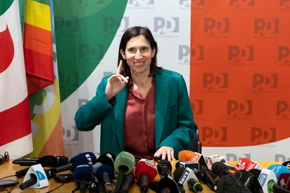 La nueva líder del Partido Democrático italiano, Elly Schlein.