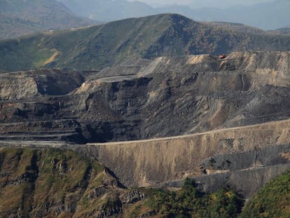 La antigua mina de carbón de El Feixolín, en el municipio leonés de Villablino.