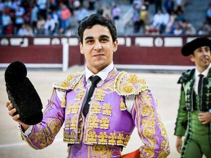 Alfonso Ortiz dio la vuelta al ruedo en el sexto.