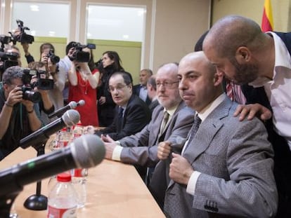 Ziani, el 14 de mayo, en rueda de prensa.