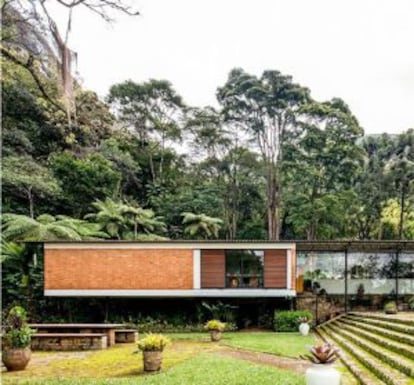 La casa de 1951 del arquitecto Sérgio Bernades en la que vivió Elizabeth Bishop, en Petrópolis.