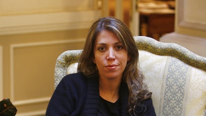 La escritora y directora de cine Lucía Puenzo, en Madrid, en 2019.