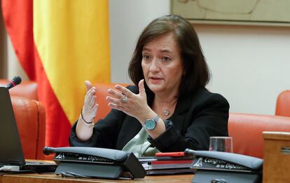 La presidenta de la Airef, Cristina Herrero.