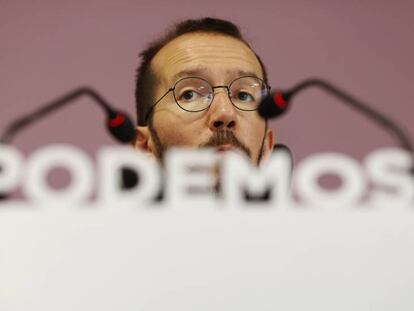 Pablo Echenique, secretario general de Podemos en Arag&oacute;n y secretario de Organizaci&oacute;n de Podemos.