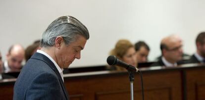 Juan Carlos Juárez, durante una vista en la Audiencia.